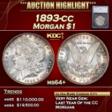 *Highlight* 1893-cc Morgan Dollar $1 ms64+ SEGS (fc)