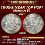 *Highlight* 1902-s Morgan Dollar Near Top Pop! $1 ms66+ SEGS (fc)