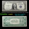 1935H Key To Series $1 Blue Seal Silver Certificate Key To Series Grades Choice CU