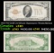 1928 $10 Gold Certificate Signatures Woods/Mellon Grades xf