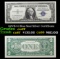 1957B $1 Blue Seal Silver Certificate Grades Gem++ CU