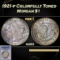 PCGS 1921-p Morgan Dollar Colorfully Toned $1 ms63 PCGS