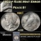 PCGS 1922-p Peace Dollar Rare Mint Error $1 au58 PCGS