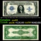 1923 $1 large size Blue Seal Silver Certificate Grades Select AU Signatures Speelman/white