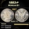 1883-p Morgan Dollar $1 Grades Choice Unc+ PL