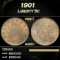 1901 Liberty Nickel 5c Grades GEM+ Unc
