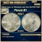 1923-p Peace Dollar Vam-1A 'Whisker Jaw' Hot 50 TOP POP! $1 ms66+ SEGS
