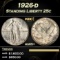 1926-d Standing Liberty Quarter 25c Grades GEM+ Unc
