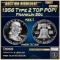 *Highlight* 1956 Type 2 Proof Franklin Half Dollar TOP POP! 50c pr69 DCAM SEGS (fc)