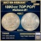 *Highlight* 1890-cc Morgan Dollar TOP POP! $1 ms66+ SEGS (fc)