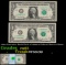 100x Concutive Bank Pack of 2006 $1 Federal Resrrve Notes $1 Green Seal Federal Reserve Note Grades