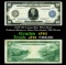 1914 $10 Large Size Blue Seal Federal Reserve Note Cleveland, OH Grades xf FR-916