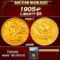 *Highlight* 1905-p Gold Liberty Half Eagle $5 ms66 SEGS (fc)