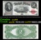 1917 $2 Large Size Legal Tender Note Thomas Jefferson Grades Select AU Signatures Speelman/White