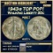 *Highlight* 1943-s Walking Liberty Half Dollar TOP POP! 50c ms67+ SEGS (fc)