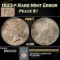 PCGS 1923-p Peace Dollar Rare Mint Error $1 au58 PCGS