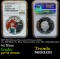 NGC NGC 2015 Disney Characters Princess Ariel 1oz .999 Silver $2  Niue Commerative Coin The Little M