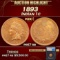 *Highlight* 1893 Proof Indian Cent 1c pr67 rb SEGS (fc)