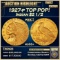 *Highlight* 1927-p Gold Indian Quarter Eagle TOP POP! $2 1/2 GEM++ Unc USCG (fc)