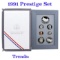 1991 United States Mint Prestige Proof Set 6 Coins W/ Box & COA