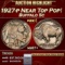 *Highlight* 1927-p Buffalo Nickel Near Top Pop! 5c ms67+ SEGS (fc)
