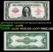 1923 $1 Red Seal United States Note Grades Choice AU/BU Slider Signatures Speelman/White