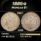 1886-o Morgan Dollar $1 Grades Choice AU/BU Slider