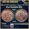 *Highlight* 1950-s BTW Old Commem Half Dollar Colorfully Toned TOP POP! 50c ms68 SEGS (fc)