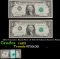 100x Concutive Bank Pack of 1974 $1 Federal Resrrve Notes $1 Green Seal Federal Reserve Note Grades