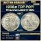*Highlight* 1938-d Walking Liberty Half Dollar TOP POP! 50c ms67+ SEGS (fc)