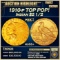 *Highlight* 1910-p Gold Indian Quarter Eagle TOP POP! $2 1/2 GEM++ Unc USCG (fc)