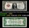 1928 $1 United States Note Ultra Rare Red Seal Grades xf