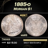 1885-o Morgan Dollar $1 Grades GEM Unc