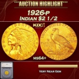 *Highlight* 1926-p Gold Indian Quarter Eagle $2 1/2 ms64+ SEGS (fc)