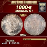*Highlight* 1880-s Morgan Dollar $1 GEM++ Unc USCG (fc)