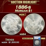 *Highlight* 1886-s Morgan Dollar $1 ms64 SEGS (fc)