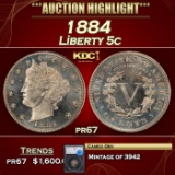 *Highlight* 1884 Proof Liberty Nickel 5c pr67 SEGS (fc)
