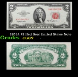 1953A $2 Red Seal United States Note Grades Select CU