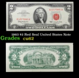 1963 $2 Red Seal United States Note Grades Select CU