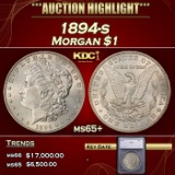 *Highlight* 1894-s Morgan Dollar $1 ms65+ SEGS (fc)