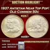 *Highlight* 1937 Antietam Old Commem Half Dollar Near Top Pop! 50c ms68+ SEGS (fc)
