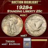 *Highlight* 1928-s Standing Liberty Quarter 25c ms67 SEGS (fc)