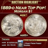 *Highlight* 1889-o Morgan Dollar Near Top Pop! $1 ms65+ SEGS (fc)