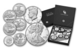RARE 2018 United States Mint Limited Edition Silver Proof Set 8 coins, Over 2.25oz Of Silver low min