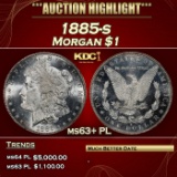 *Highlight* 1885-s Morgan Dollar $1 Select+ Unc USCG (fc)