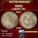 *Highlight* 1900 Liberty Nickel 5c ms66+ SEGS (fc)