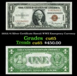 1935A $1 Silver Certificate Hawaii WWII Emergency Currency Grades Gem CU