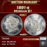 *Highlight* 1891-s Morgan Dollar $1 ms65+ SEGS (fc)