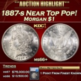 *Highlight* 1887-s Morgan Dollar Near Top Pop! $1 ms66+ SEGS (fc)
