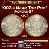 *Highlight* 1902-s Morgan Dollar Near Top Pop! $1 ms66+ SEGS (fc)